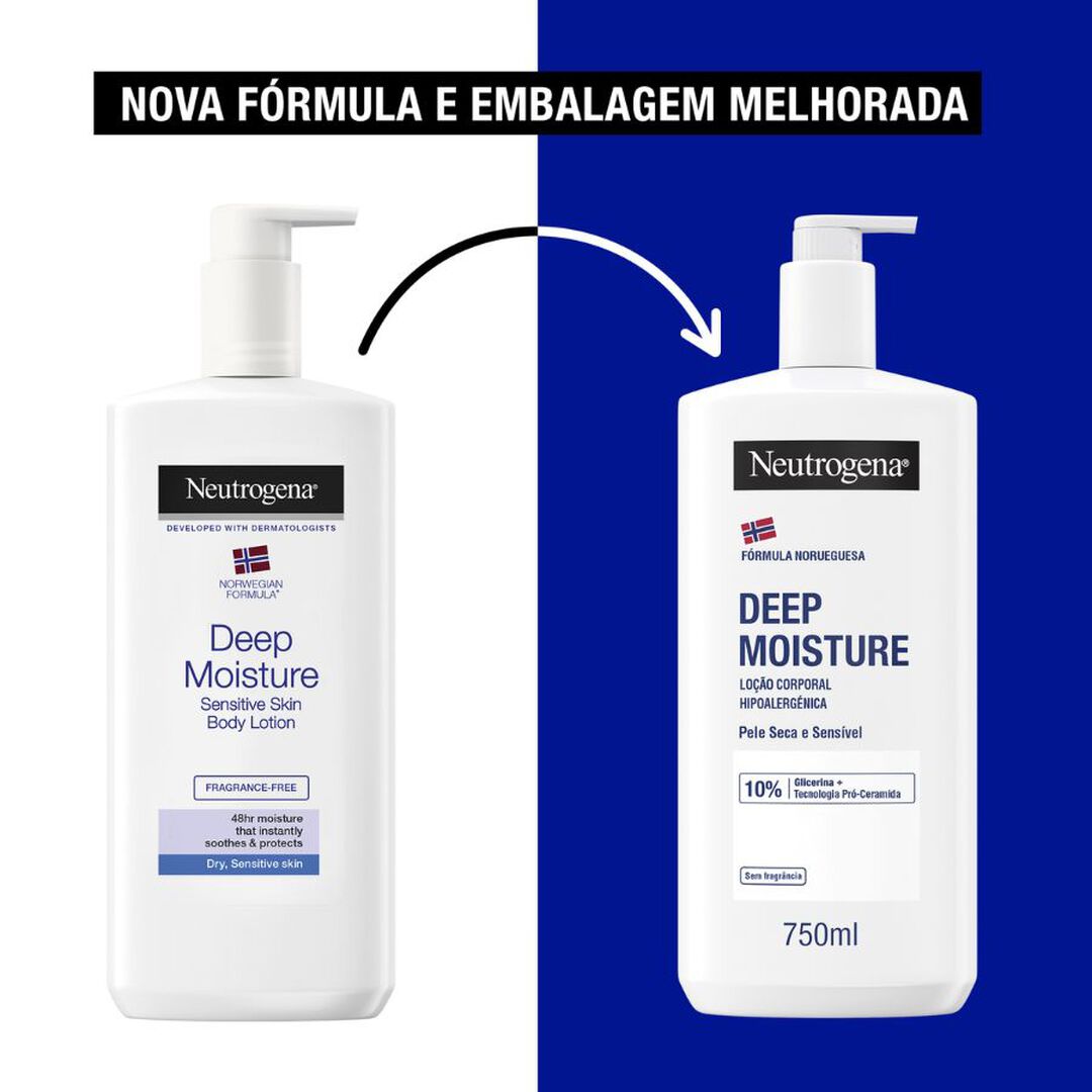 NEUTROGENA  Corpo Hidratação Profunda Loção Hipoalergénica - 750ml