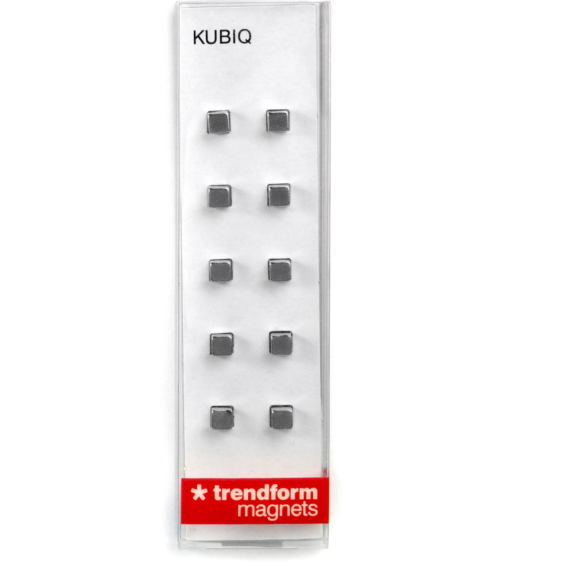 Trendform Magnete KUBIQ, 5 x 5 mm, silber, 10 Stück