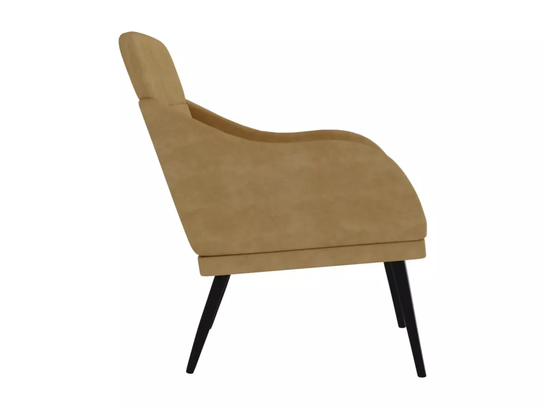 Fauteuil Marron 63x76x80 cm Velours