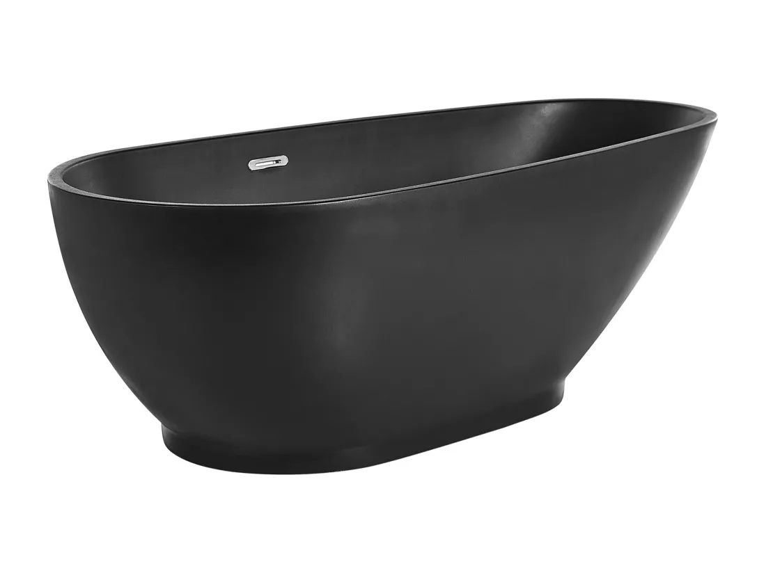 Baignoire îlot noir 173 x 82 cm GUIANA