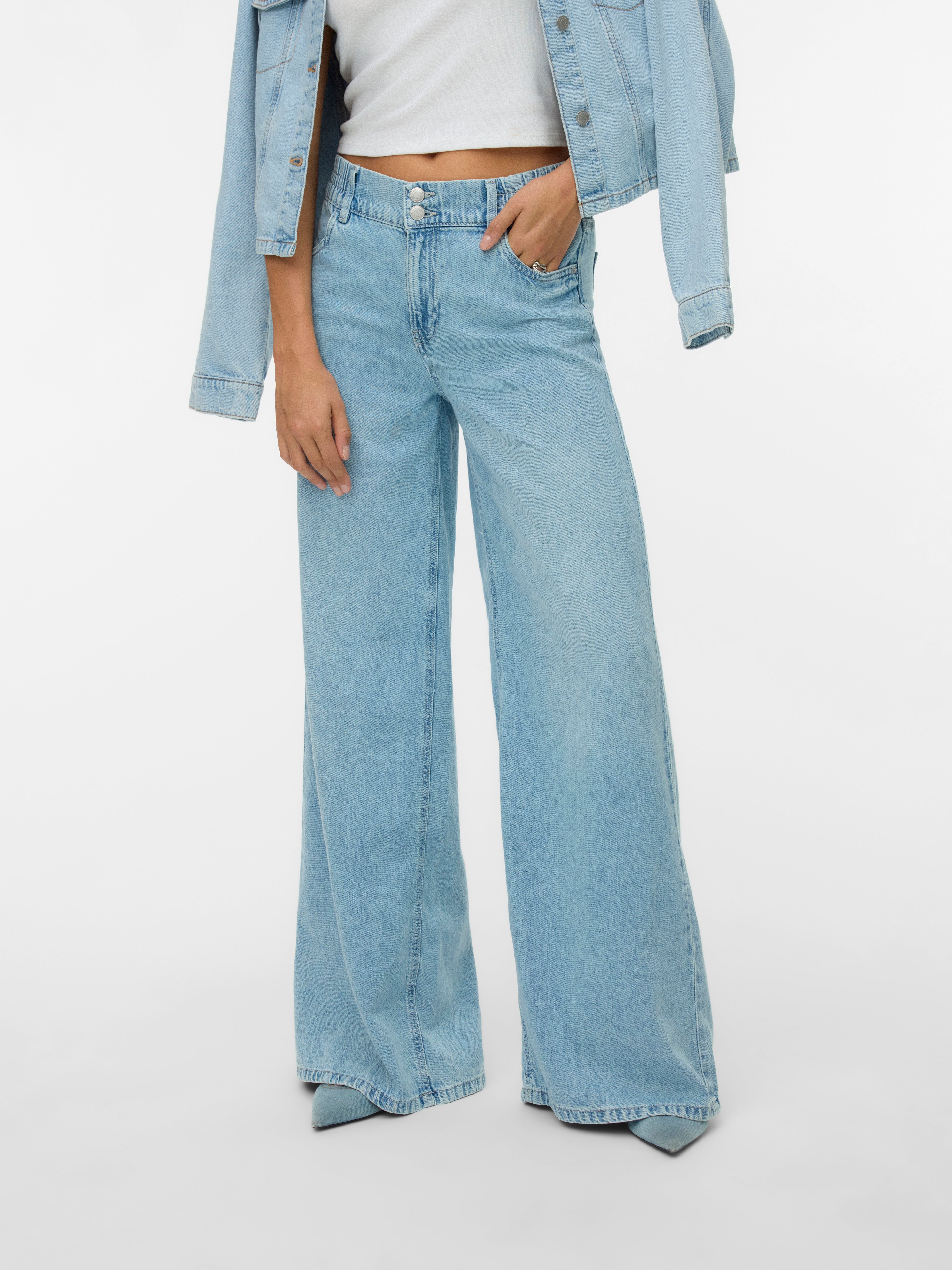 VMANNET Mid rise Wide leg fit Jeans