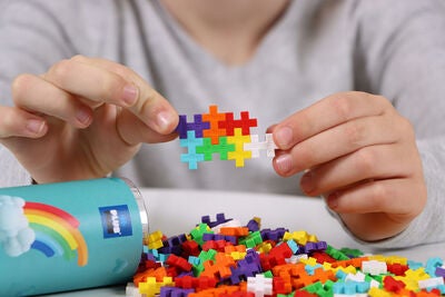 Plus-Plus Tube Rainbow Color Mix 240 Deler