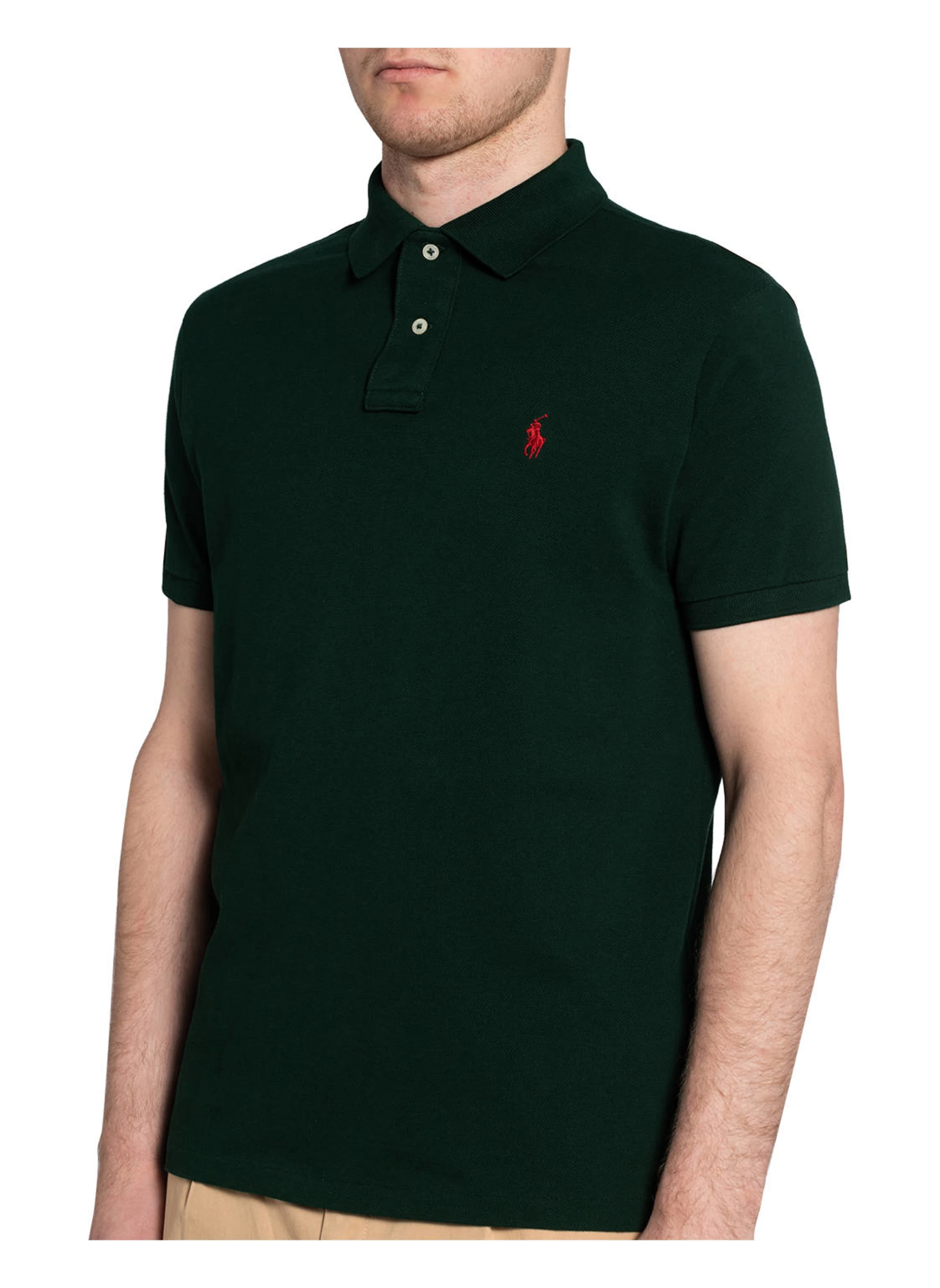 POLO RALPH LAUREN Piqué-Poloshirt Custom Slim Fit