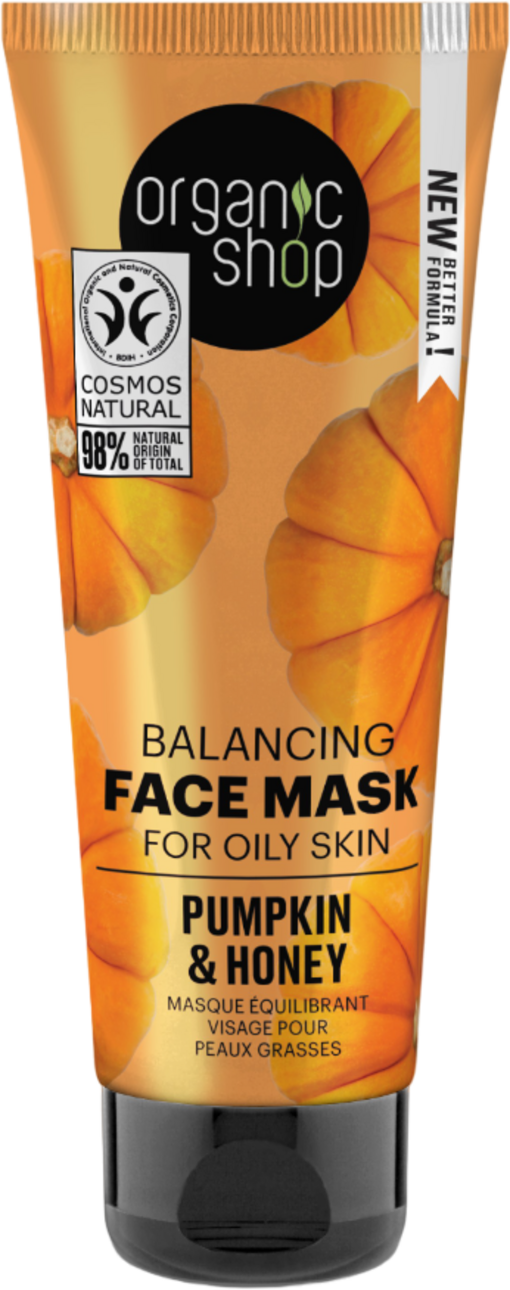 Organic Shop  Balancing Face Mask Pumpkin & Honey, 75 ml