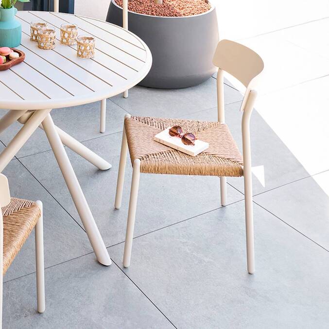 Chaise de jardin WISTTY Argile
