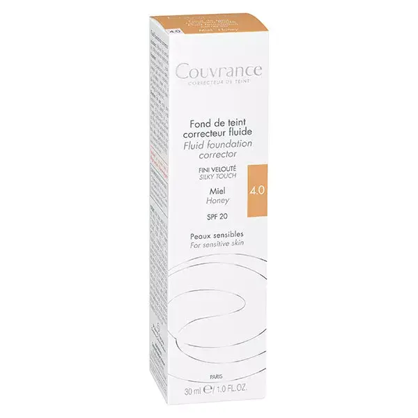 Avène Couvrance Base Fluida Corretor Nº 4.0 Mel 30ml