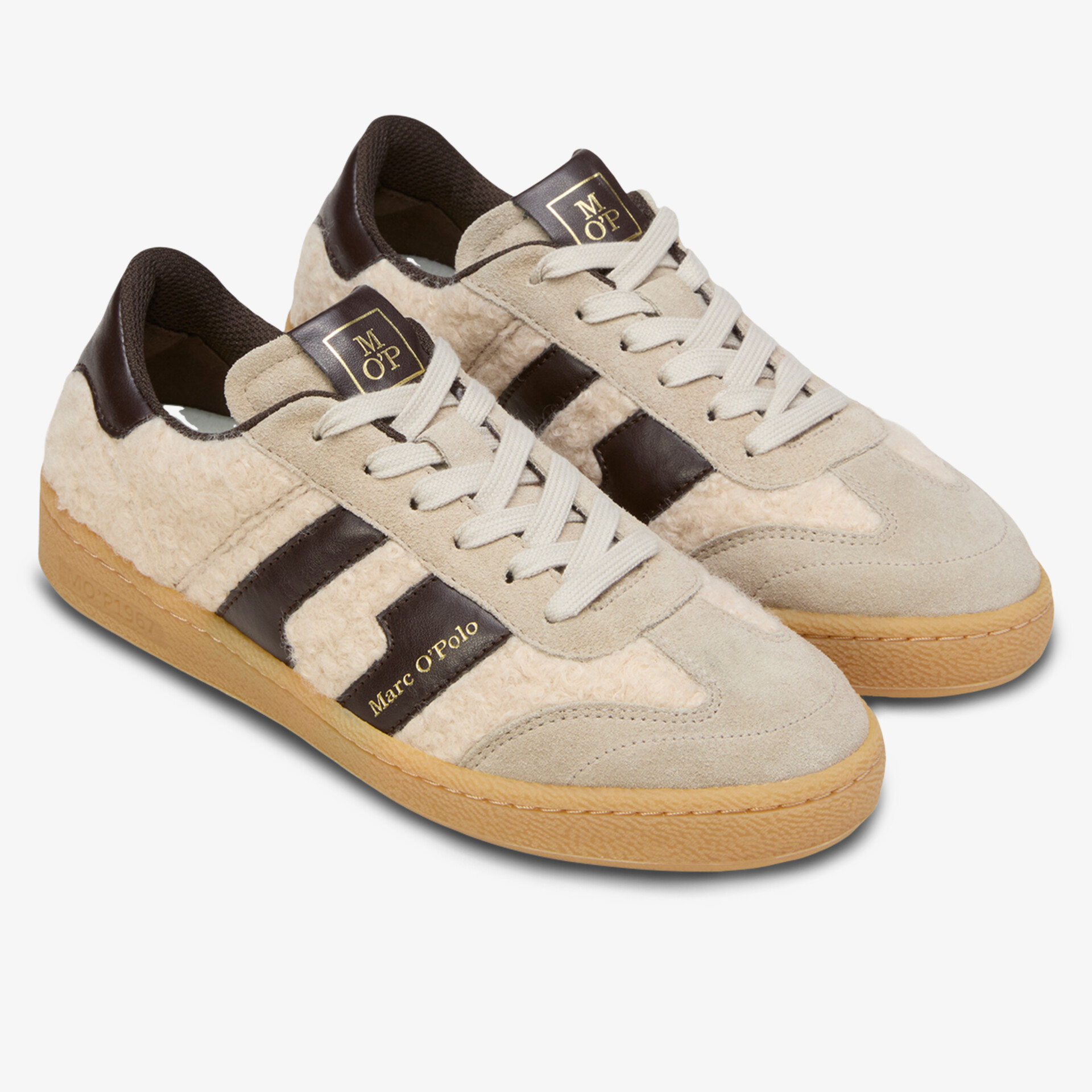 Marc O´Polo Damen Sneaker Low beige