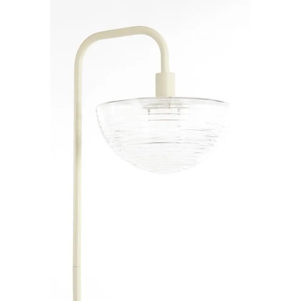 Vloerlamp Baylie - Mat crème - 43x30x165cm