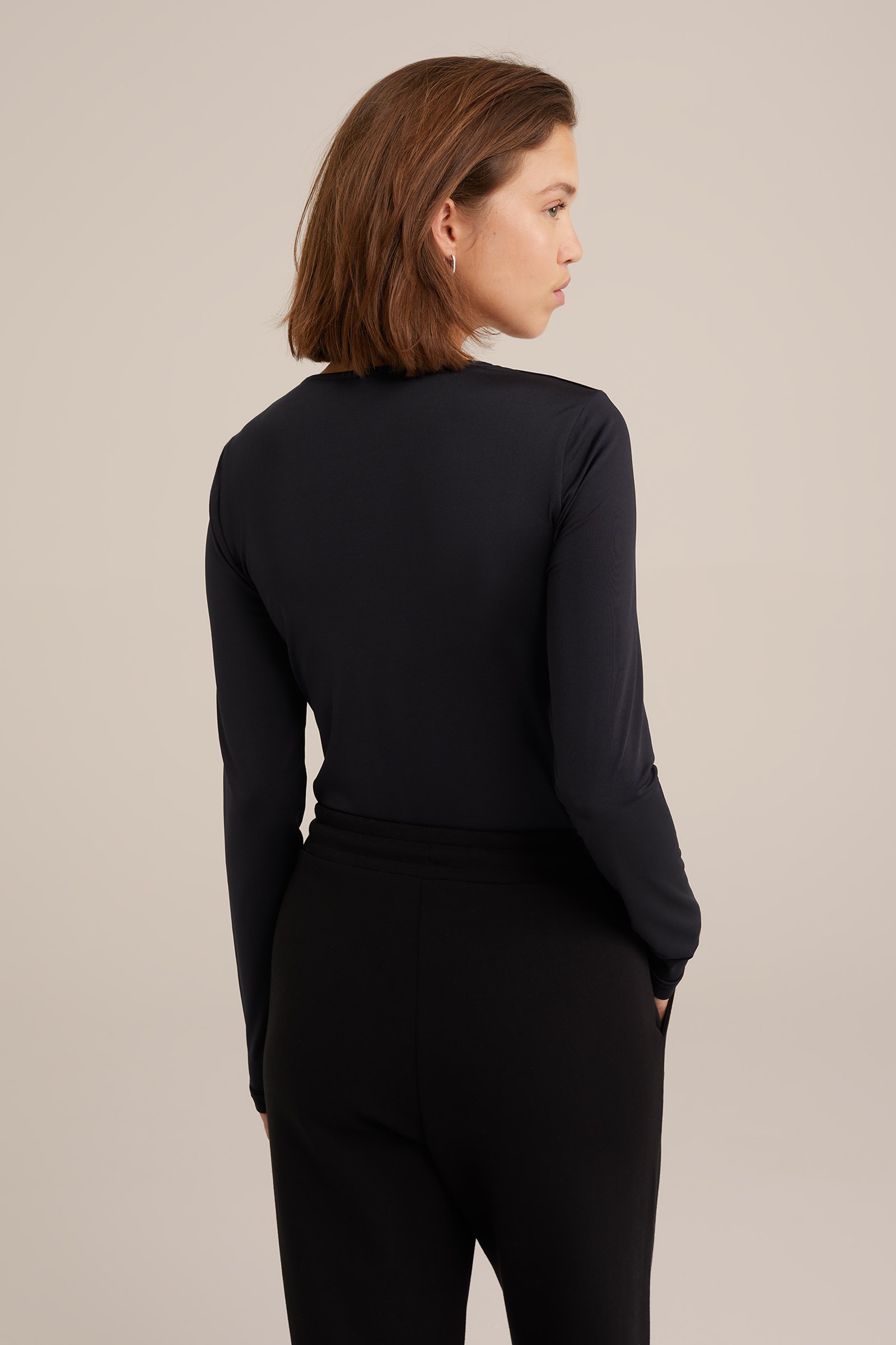 body top WE Fashion Zwart