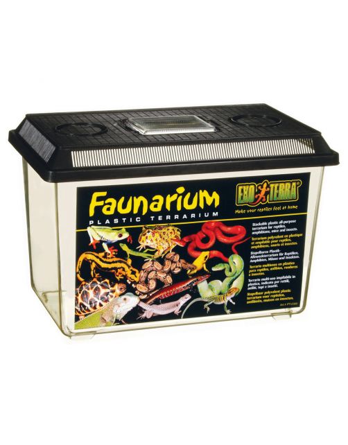 Exo Terra Terrarium Faunarium Mini Zwart - Terraria