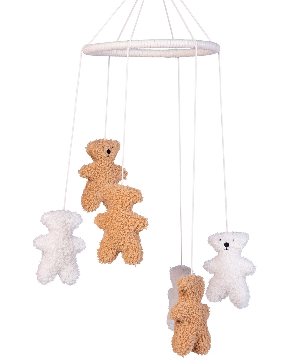 Mobile TEDDY in weiß/braun
