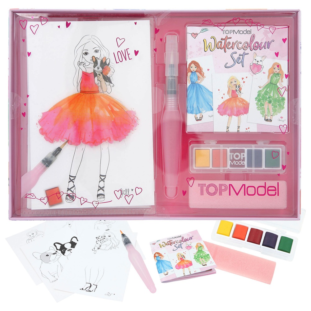TOPModel Aquarellset