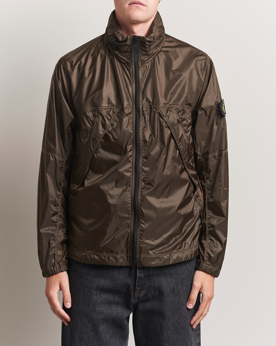 Stone Island Ripstop Light Nylon Jacket Military Green