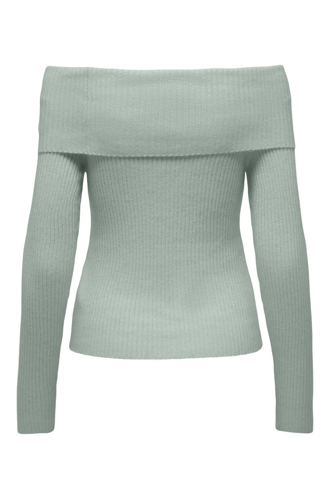Only Onlkatia Ls Off Shoulder Knt Nca 4677040 aqua gray