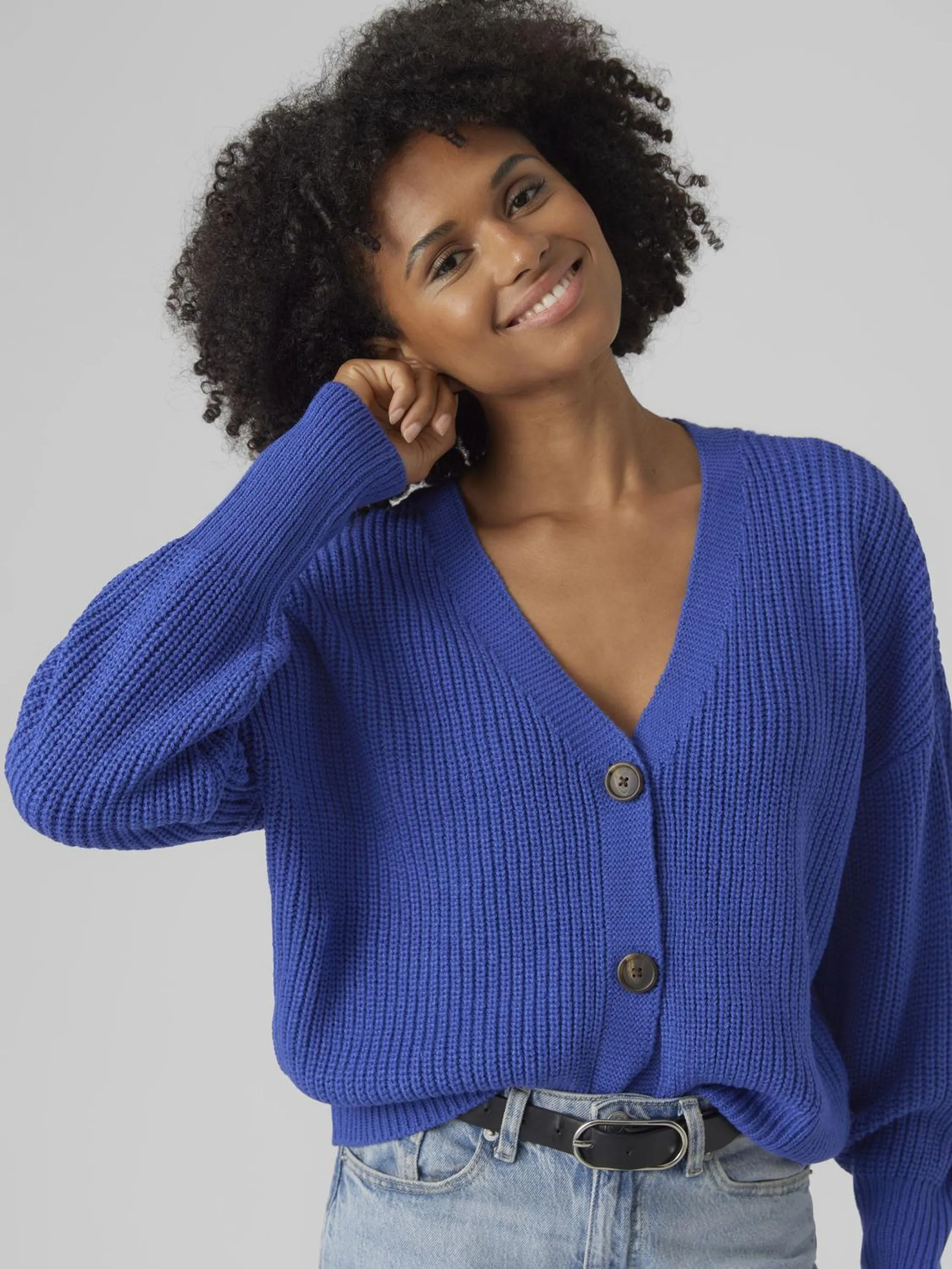 Vero Moda VMLEA LS V-NECK CUFF Cardigan