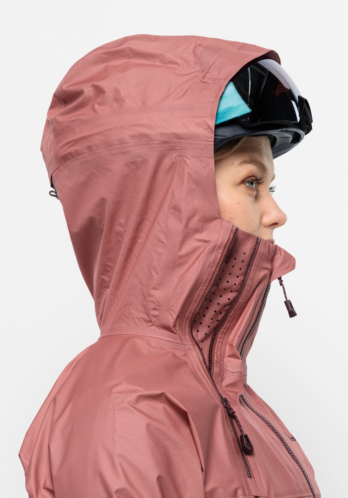 Jack Wolfskin Skijacke »ALPSPITZE AIR 3L JKT W« mit Kapuze
