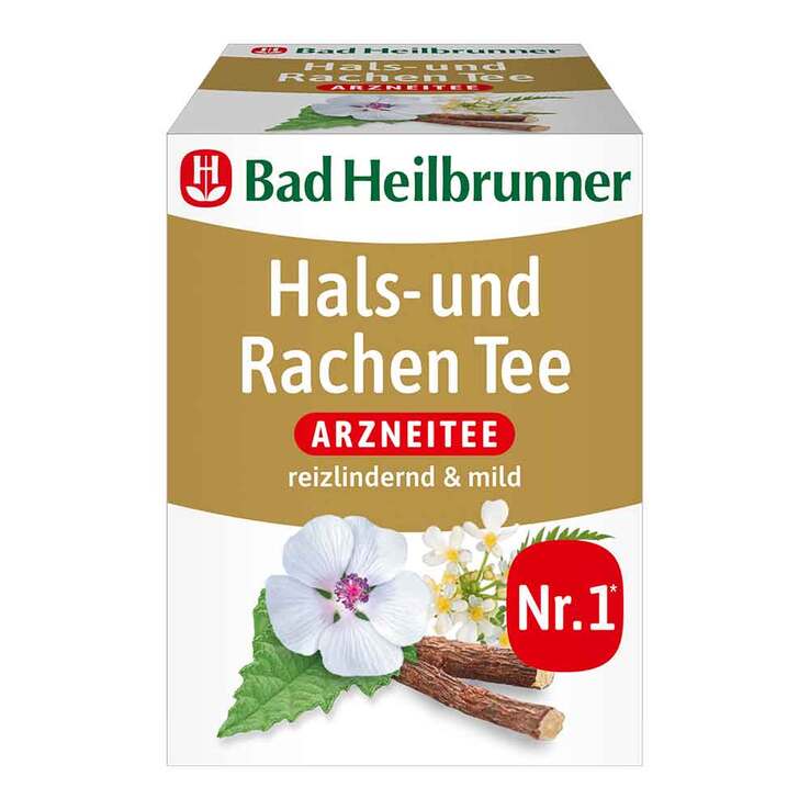 Bad Heilbrunner Tee Hals- und Rachen Filterbeutel, 8X1.75 g