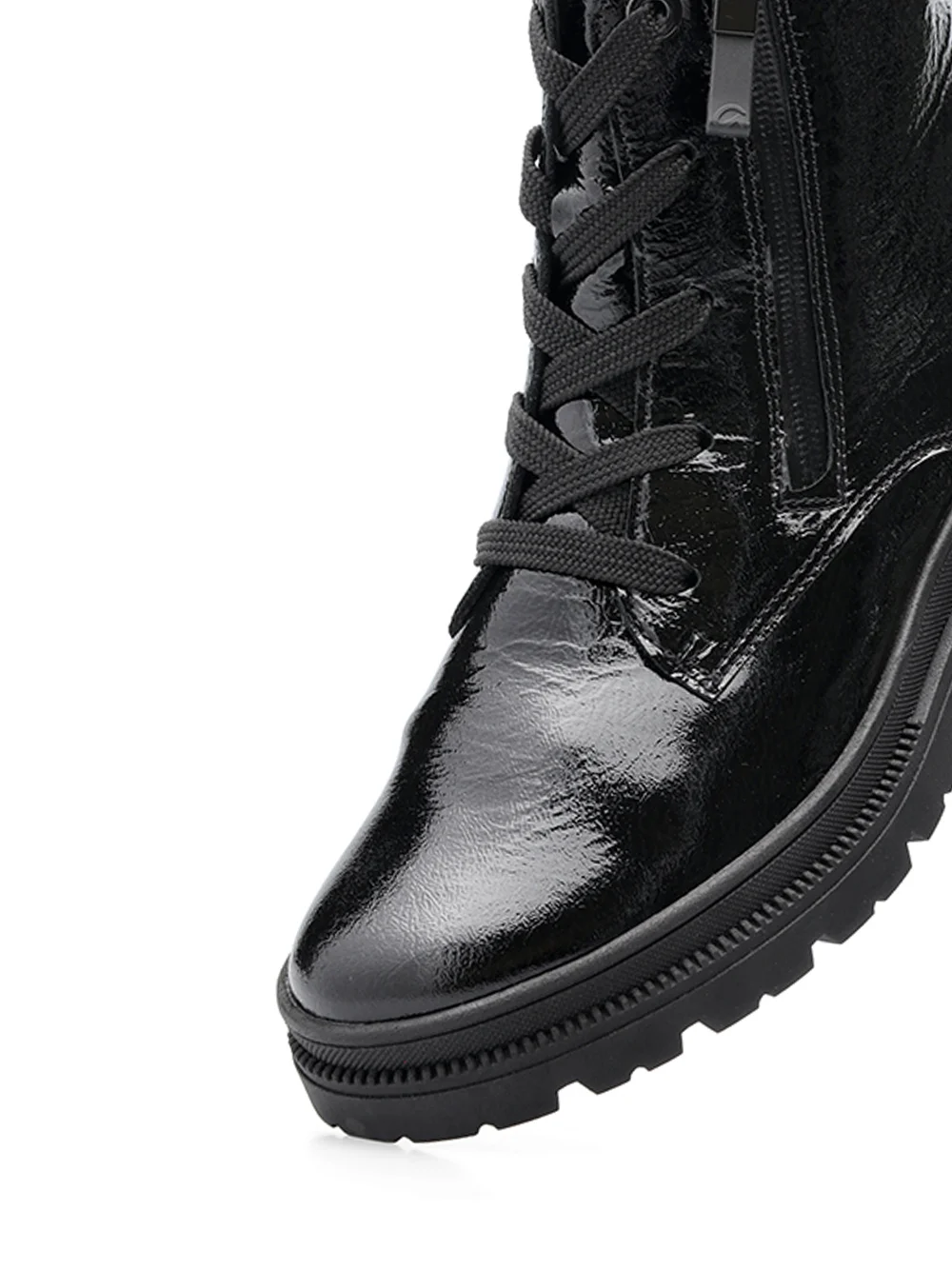 Schnürstiefelette Dover schwarz