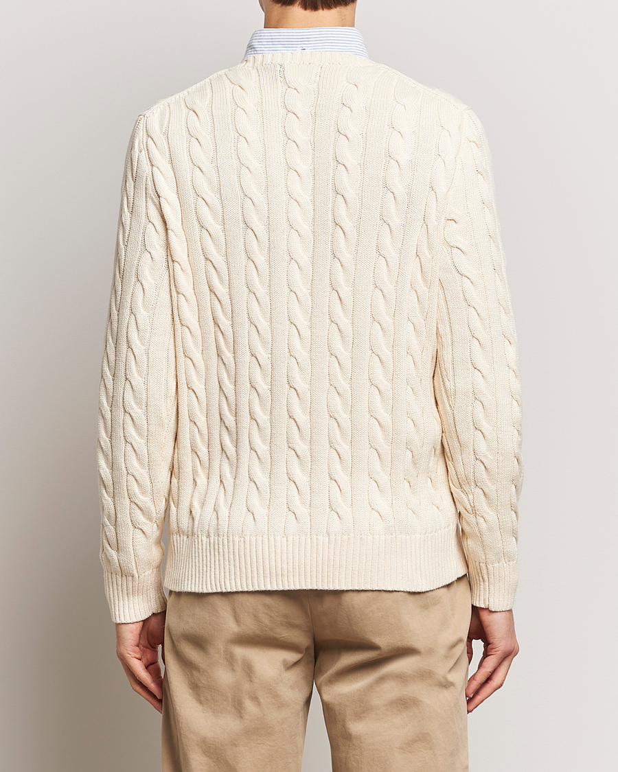 Polo Ralph Lauren Cotton Cable Pullover Andover Cream