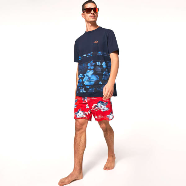 Boardshort OAKLEY TROPICAL BLOOM 18 BOARDSHORT REDLINE HAWAI