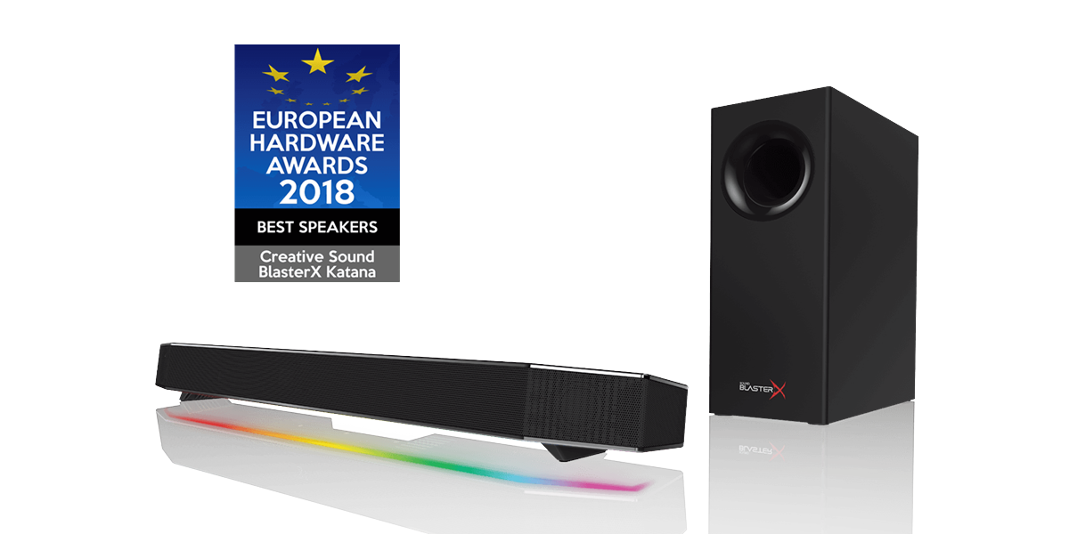 Creative - Sound Blaster X Katana - Gaming Soundbar