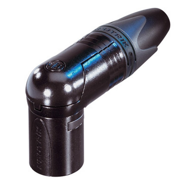 Neutrik NC3MRX-BAG XLR kabeldeel 3p male haaks, zwart