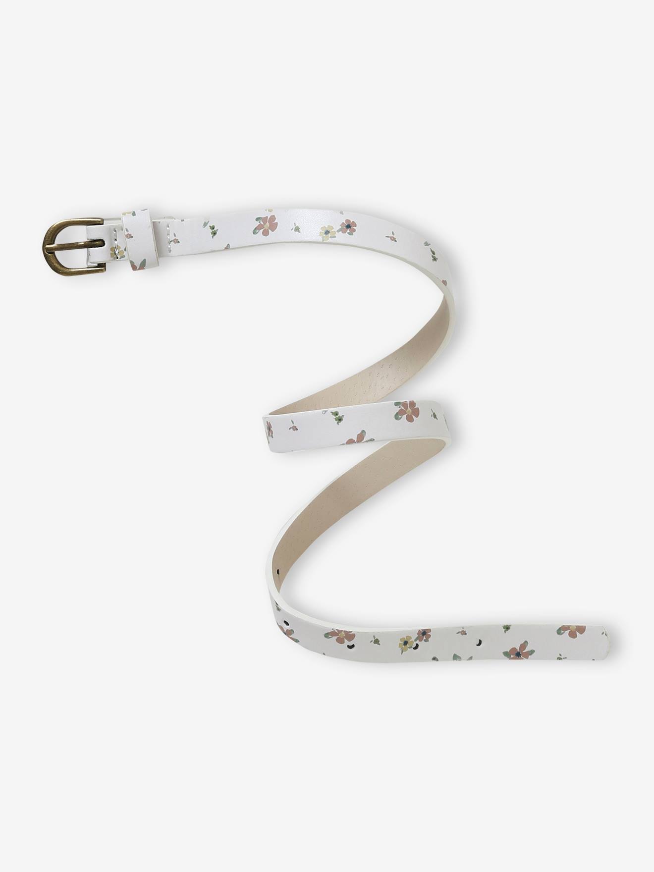 Conjunto com 3 cintos finos para meninas, cor rosa.