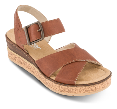 Rieker Sandal Brun 63795-22 | Skoringen