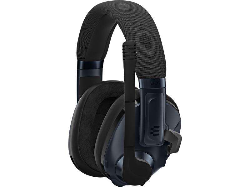 EPOS Headset H3PRO Hybrid Blau/Schwarz Kabelloses Gaming-Headset mit magnetisch abnehmbarem Mikrofonarm