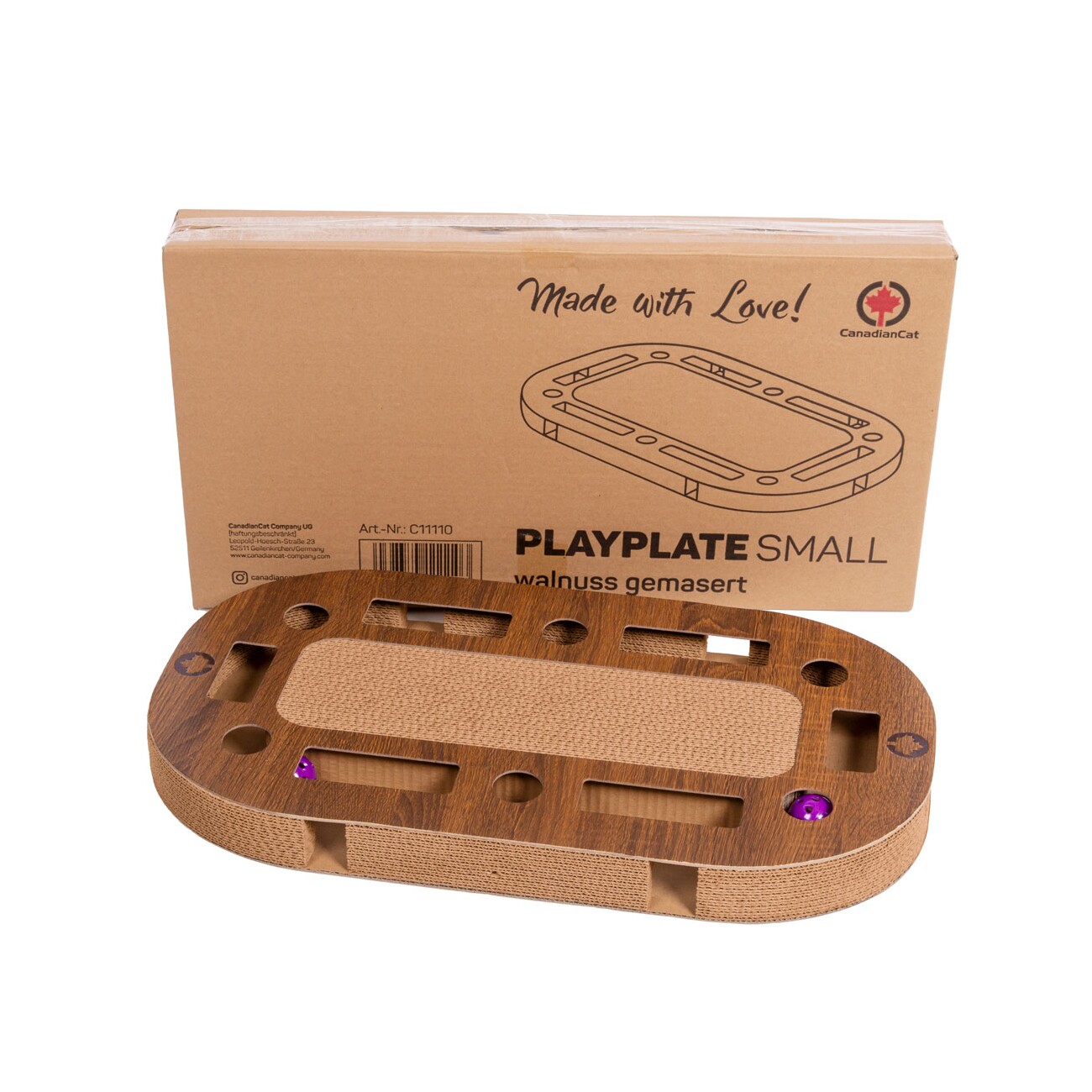 Canadian Cat Company Katzenspielplatz PlayPlate L braun