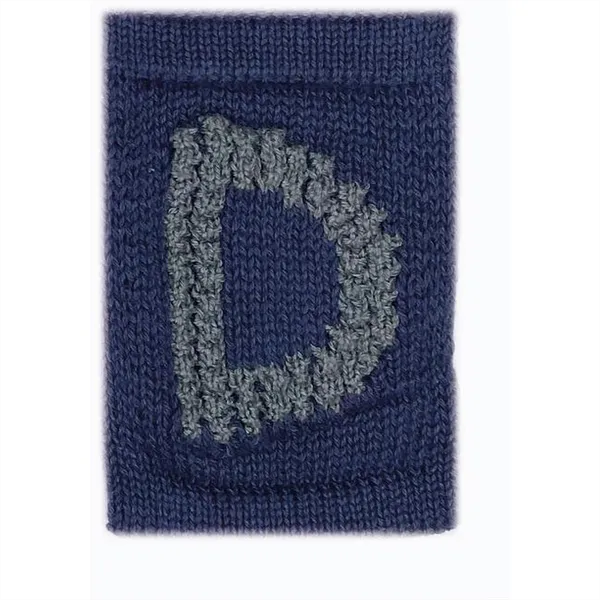 Strikket Bogstav Blue - Smallstuff → Luksusbaby.dk