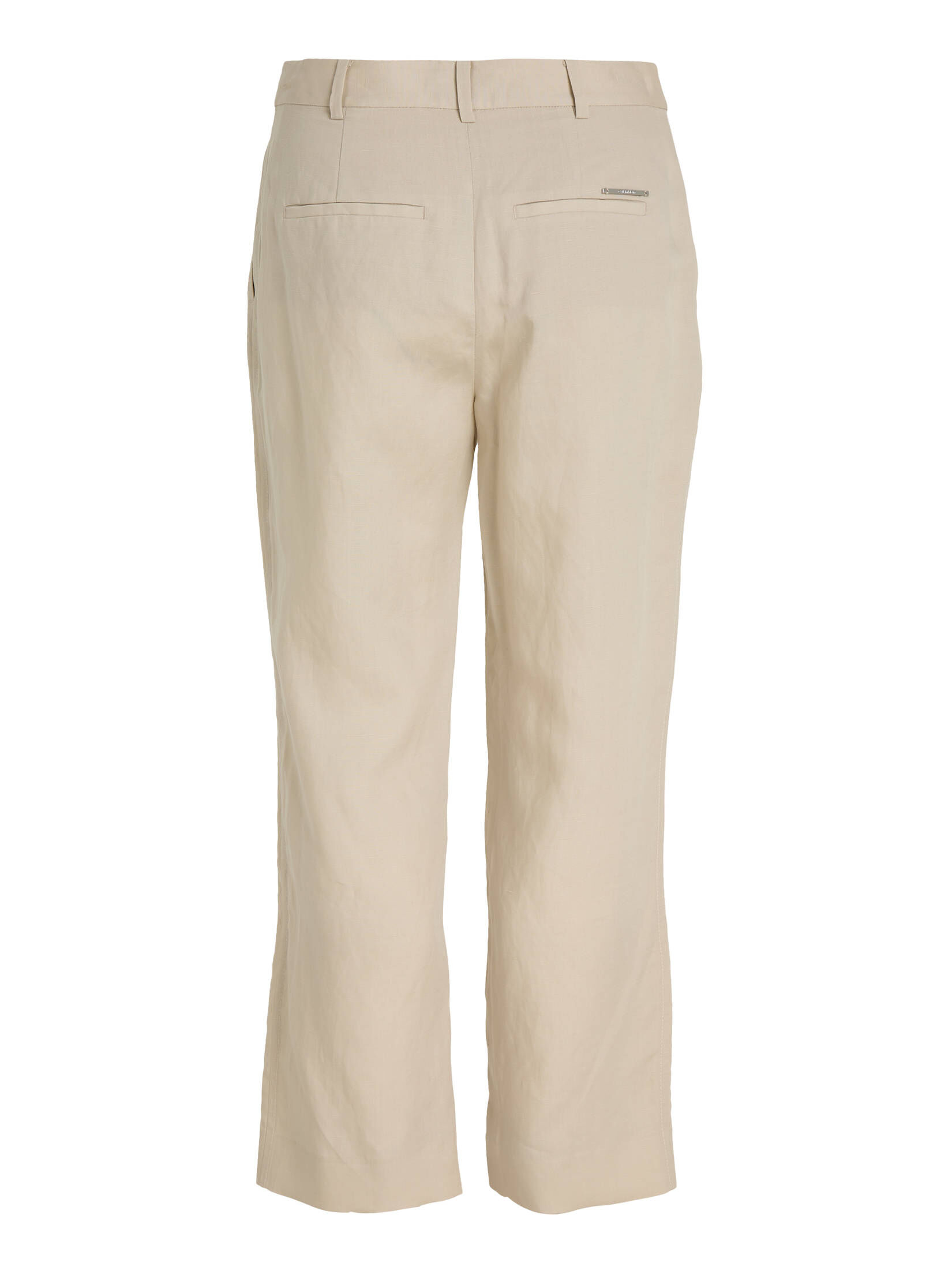 CALVIN KLEIN| Damen Stoffhose aus Leinenmix
