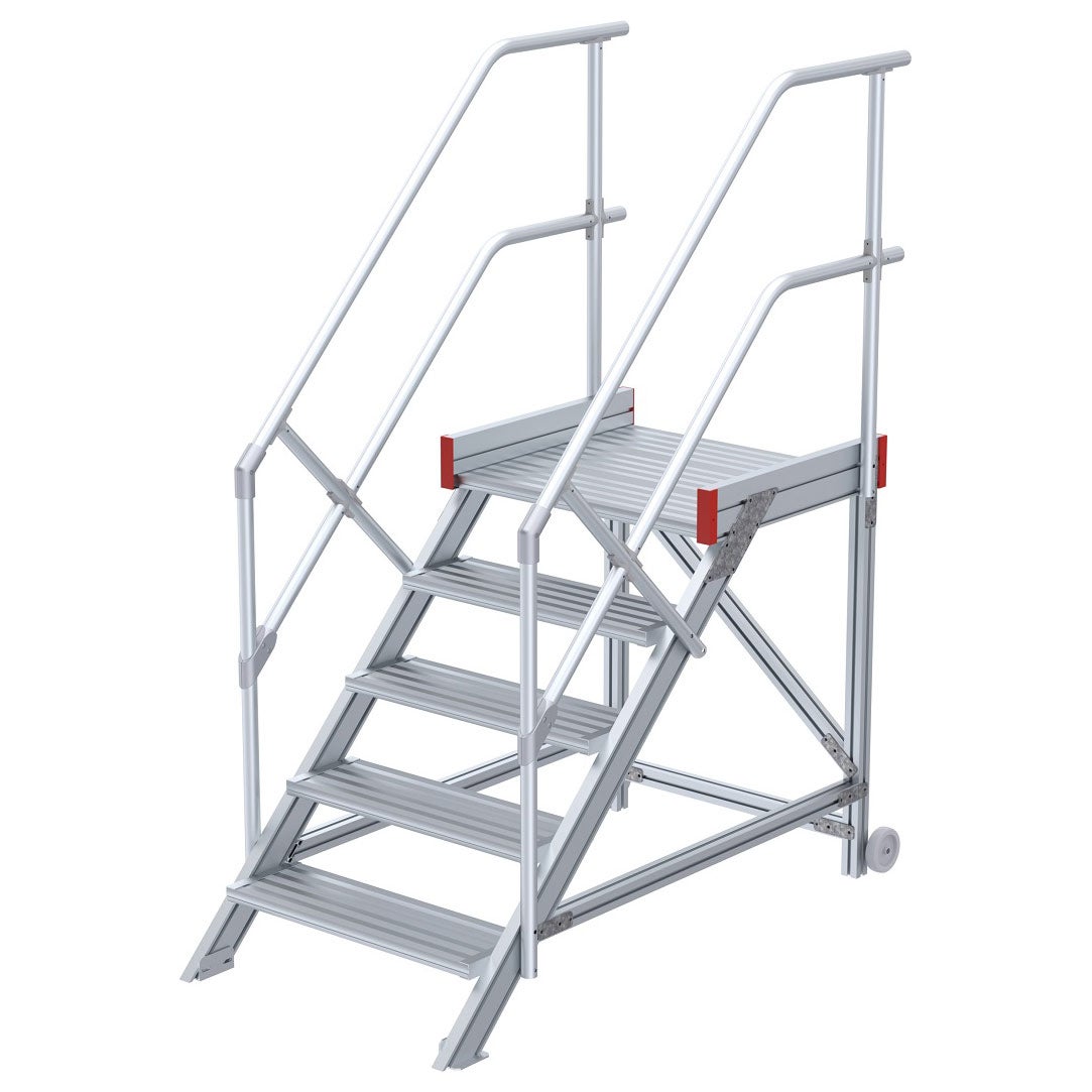 Euroline 514, 45° helling, 1000 mm tredebreedte, 5 treden