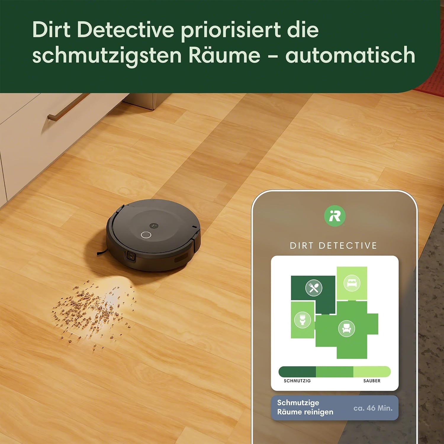 iRobot Roomba Combo 10 Max – Saugroboter 2-in-1 mit Station – Selbstentleerung/Befüllen und Reinigung des Wischtuchs – Kartographie & speichert die Umgebung – erkennt & vermeidet Objekte