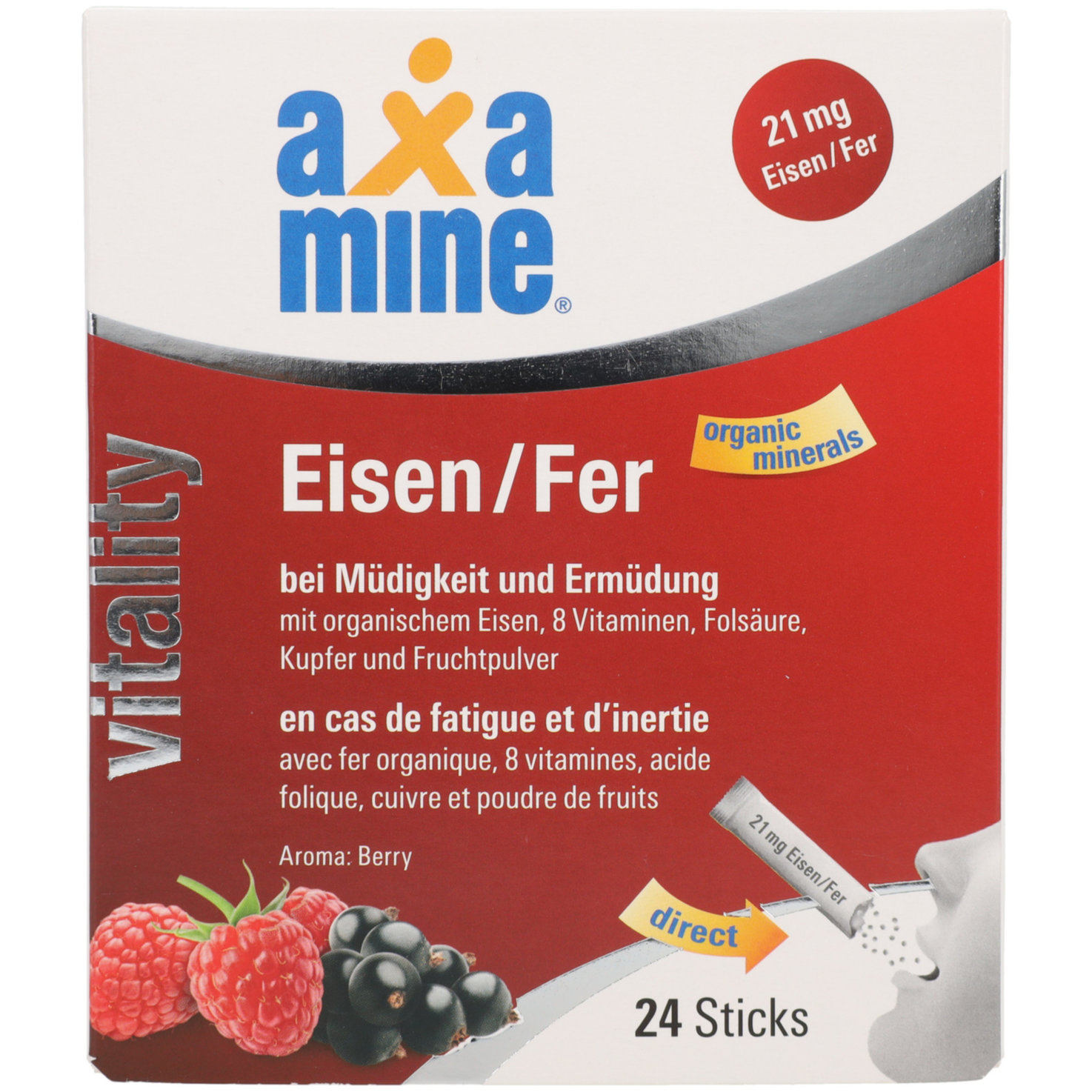 Axamine Eisen Sticks 24 Stück