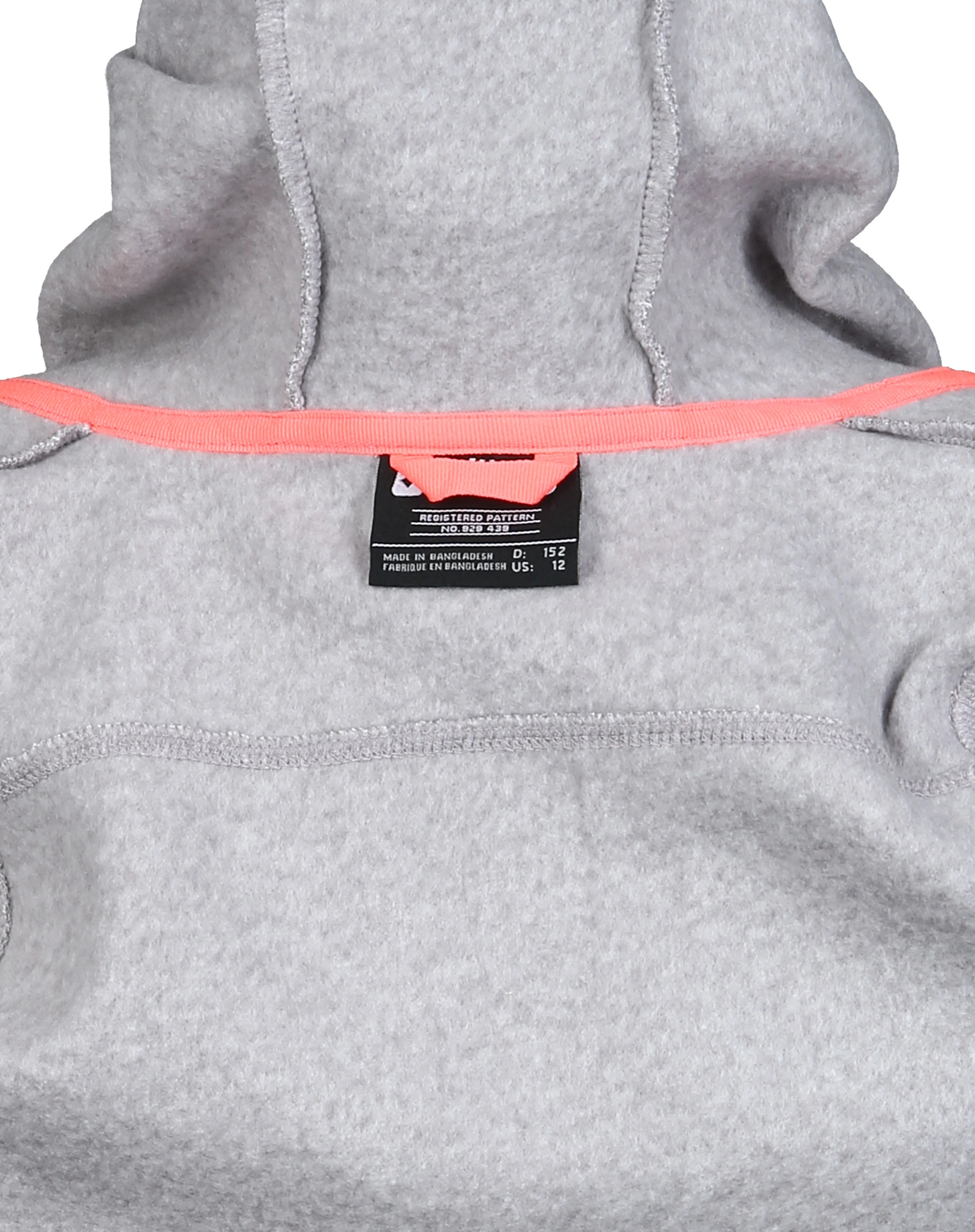 Strickfleece-Jacke KOS 355 GRLS in grau
