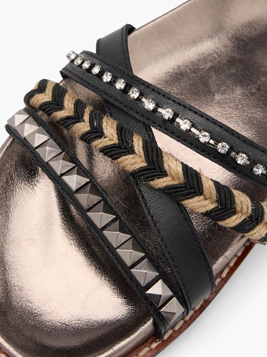5th Avenue Sandale Schwarz