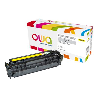 Cartouche laser compatible HP 312A - jaune - Owa K15752OW
