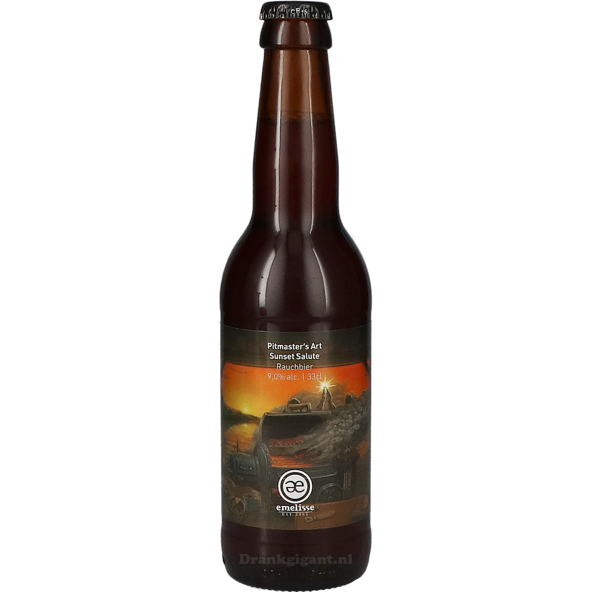 Emelisse Pitmaster's Art Sunset Salute Rauchbier 33 cl