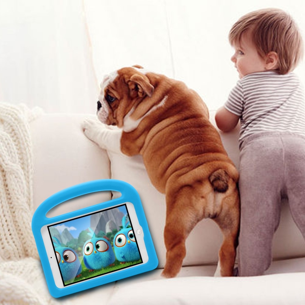 iPad 9.7 (2018/2017) / iPad Pro 9.7 / iPad Air 2 / iPad Air Stossfeste Kinder Schaumstoff Hülle mit Griff   Kickstand - Blau