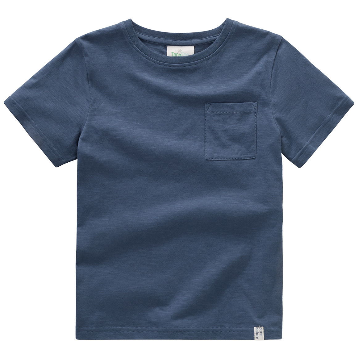 Topolino Pure Collection Jungen T-Shirt im Basic-Look blau