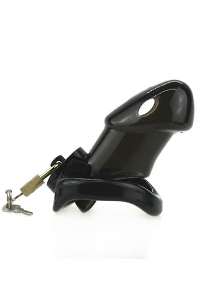 Rikers Locking Chastity Device Black Kyskhetsbur