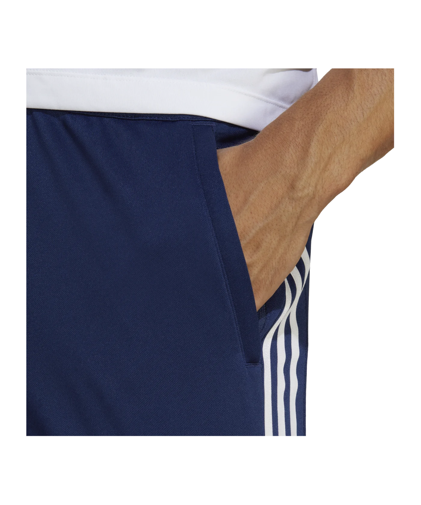 adidas Base 3-Stripes Trainingshose Blau Weiss