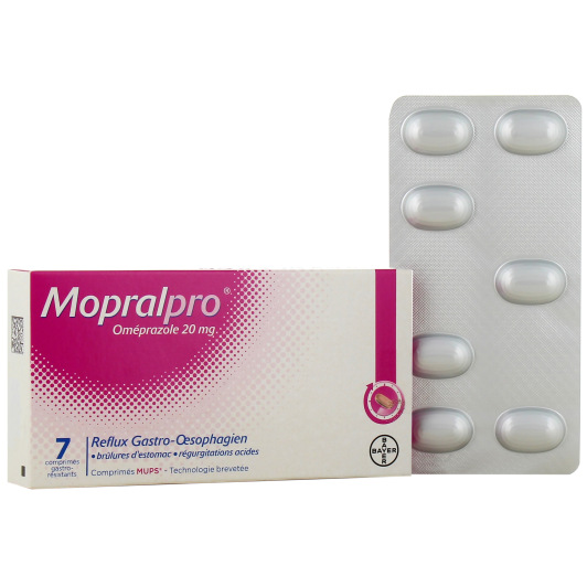 Mopralpro 20 mg - Reflux, brulures d'estomatc
