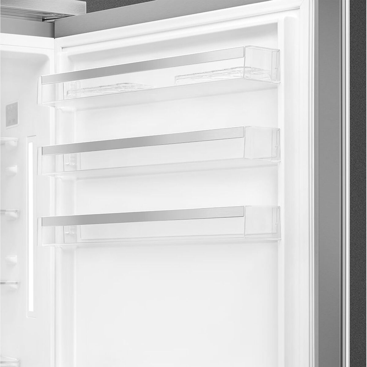 Smeg FA3905RX6 Kombiskap høyrehengslet 70 cm, rustfritt stål