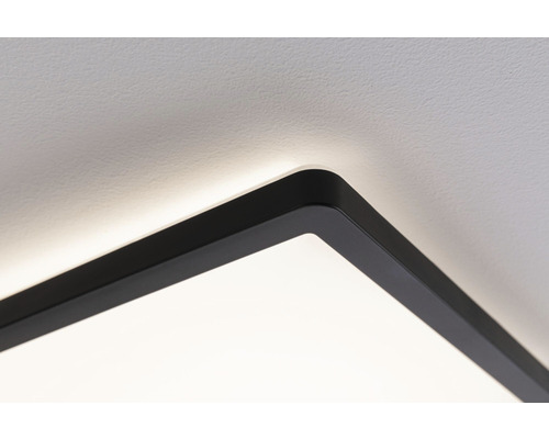 LED paneel 12,5W 900 lm 3000K 19x19 cm + achtergrondverlichting Auria zwart