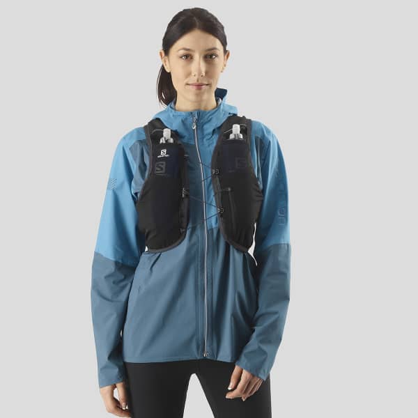 Sac trail SALOMON ACTIVE SKIN 8 SET BLACK/EBONY