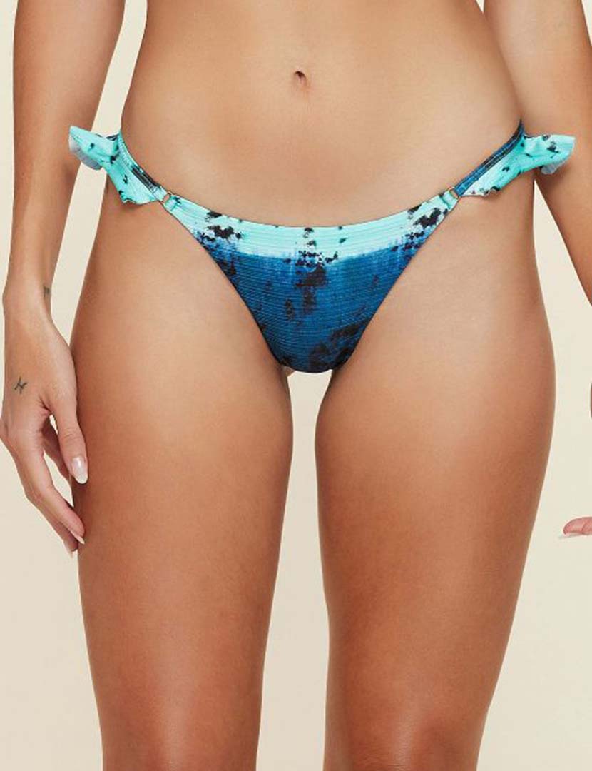 Cali Life Print Bikini Bottoms Blue