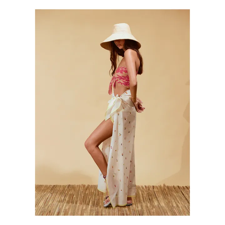 Soleil Soleil Paréo Square Fellow Coton Bio | Ecru