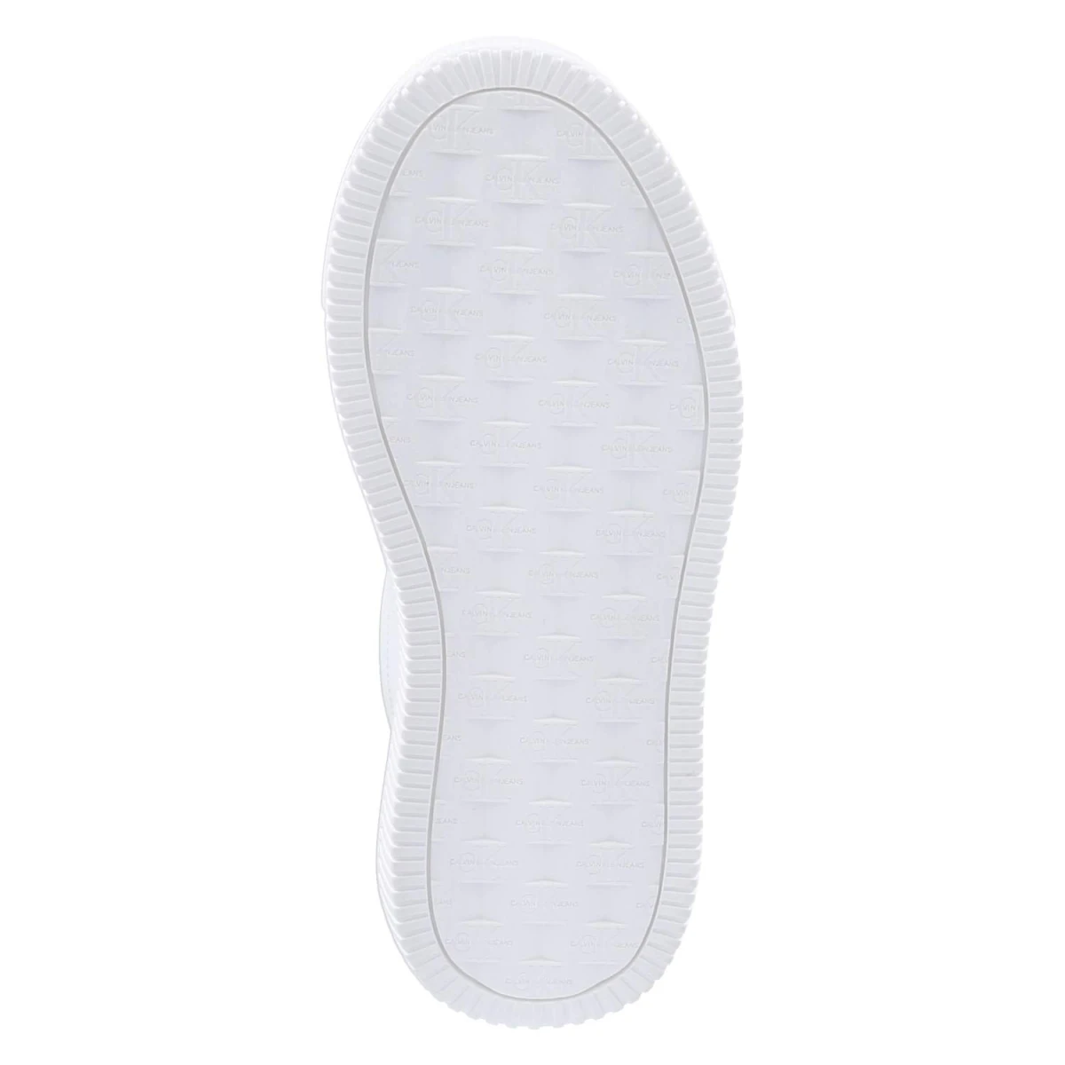 Calvin KleinLow Sneaker CHUNKY MONO - bright white/rock ridge